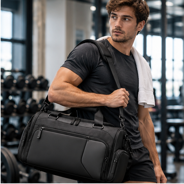 Men's Gym & Travel Duffel Bag
