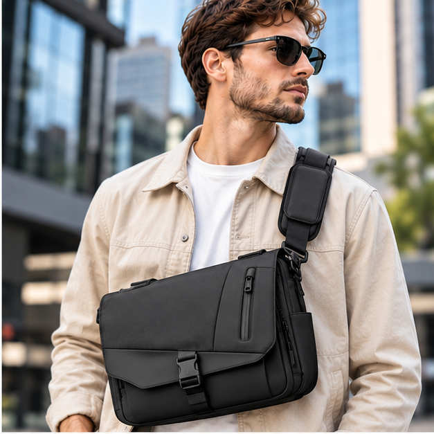 Men's Urban Commuter Messenger Bag