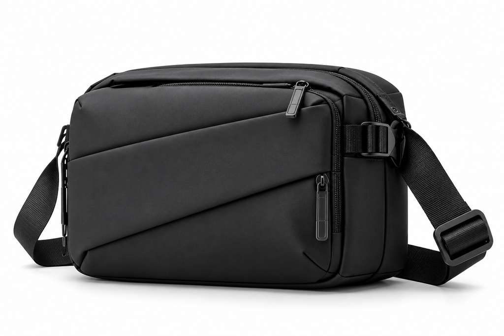Expandable Men's Crossbody Bag